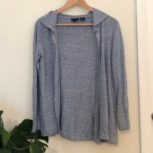 Tahari linen hoodie